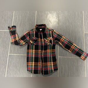 Boys Appamam Vintage Tartan Flannel Shirt